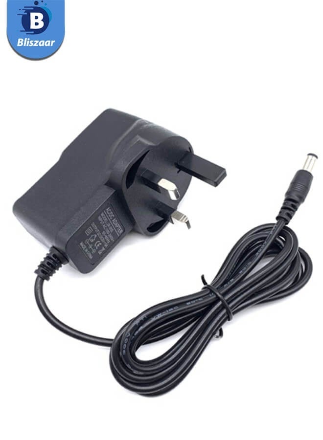 Bliszaar 12V 1A Power Supply Adapter 1.5M(5ft), AC 100-240V to 12V Power Plug DC 5.5x2.1mm Male, Compatible with CCTV Cameras, Router, Monitor, LED Strip Lights, UL/CE/FCC Certified - Image 2