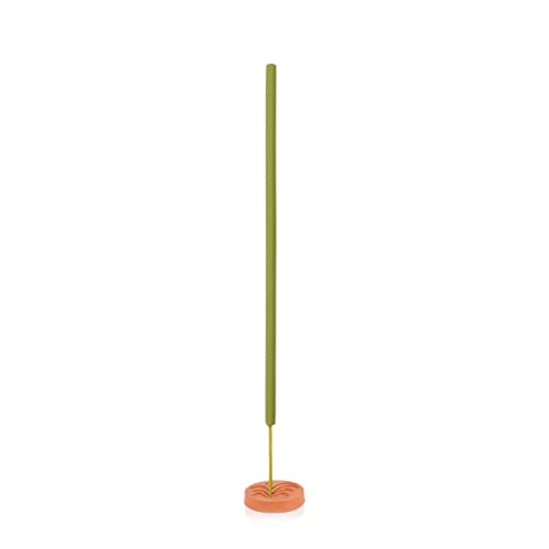 Amogha Lemongrass Incense Sticks with Terracotta Holder, 50 Sticks | 16" Inch Agarbatti Sticks with 2 Hours Burning time | Garden Incense Sticks | Purifying & Stimulating | Zero Carbon - Image 2
