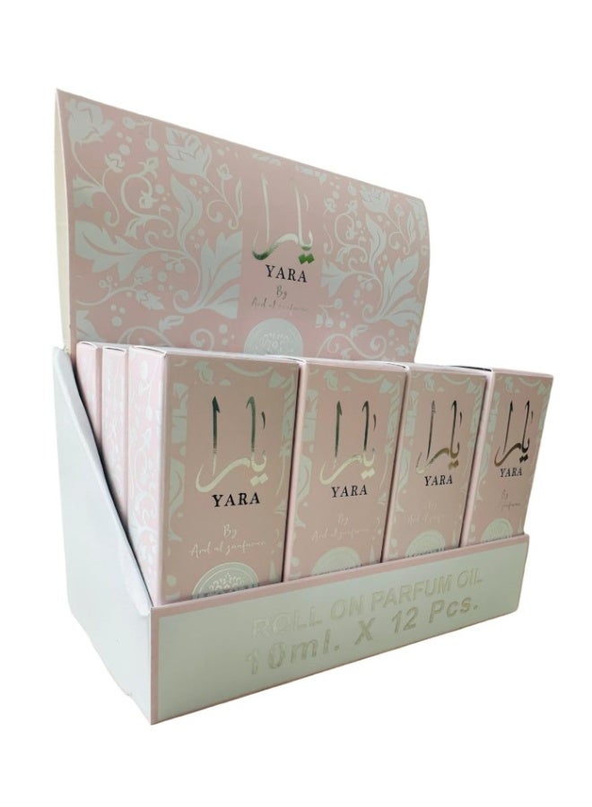YARA COLLECTIONS Yara Roll on Perfume Oil 10 ml (pack of 12) - Image 2