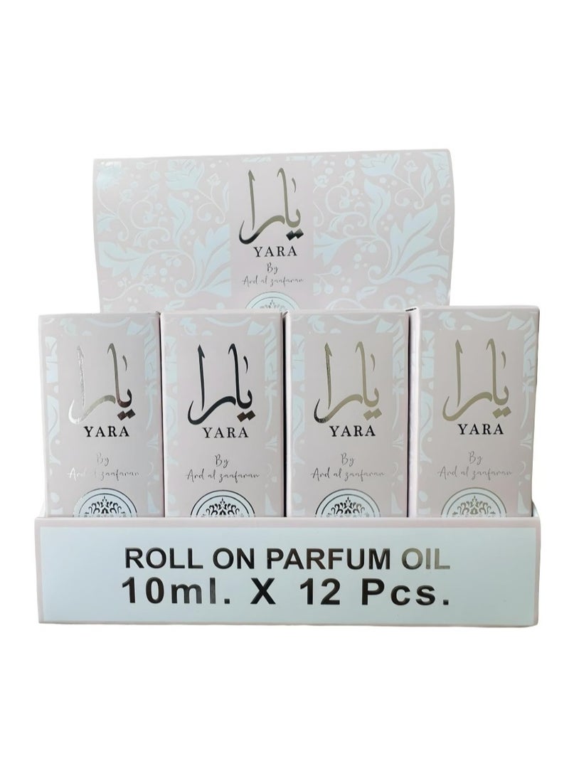 YARA COLLECTIONS Yara Roll on Perfume Oil 10 ml (pack of 12) - Image 3