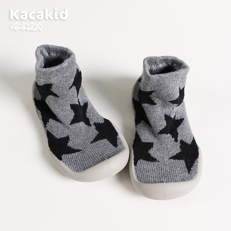 Carefully Selected Warm Non-Slip Indoor Shoes Baby Floor Shoes Children'S Shoes Toddler Shoes Terry Shoes Socks Baby Pre-Walking Shoes - Image 1