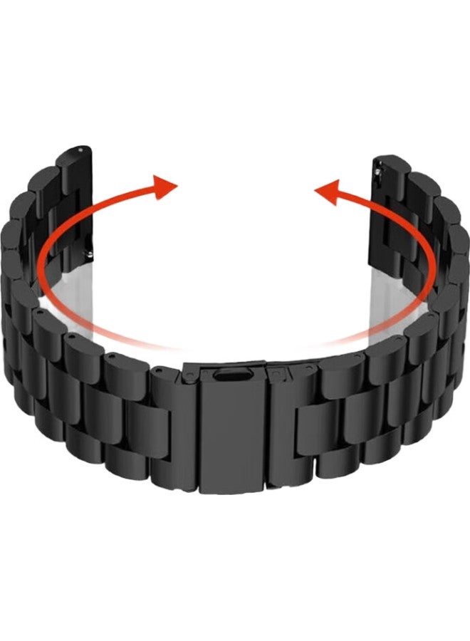 Stiger Stainless Steel Replacement Watch Band For Huawei Watch 4 Gt5/4/3/2/Pro/Porsche Design/Honor Magic 2/Oppo Watch 4 Pro, Compatible With Three-Strap Design - Image 1