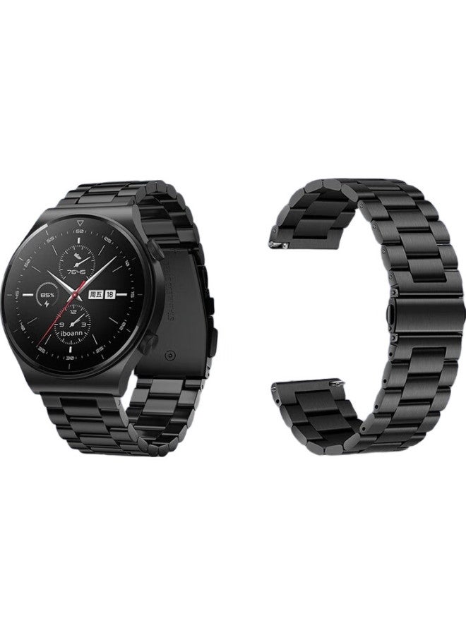 Stiger Stainless Steel Replacement Watch Band For Huawei Watch 4 Gt5/4/3/2/Pro/Porsche Design/Honor Magic 2/Oppo Watch 4 Pro, Compatible With Three-Strap Design - Image 3