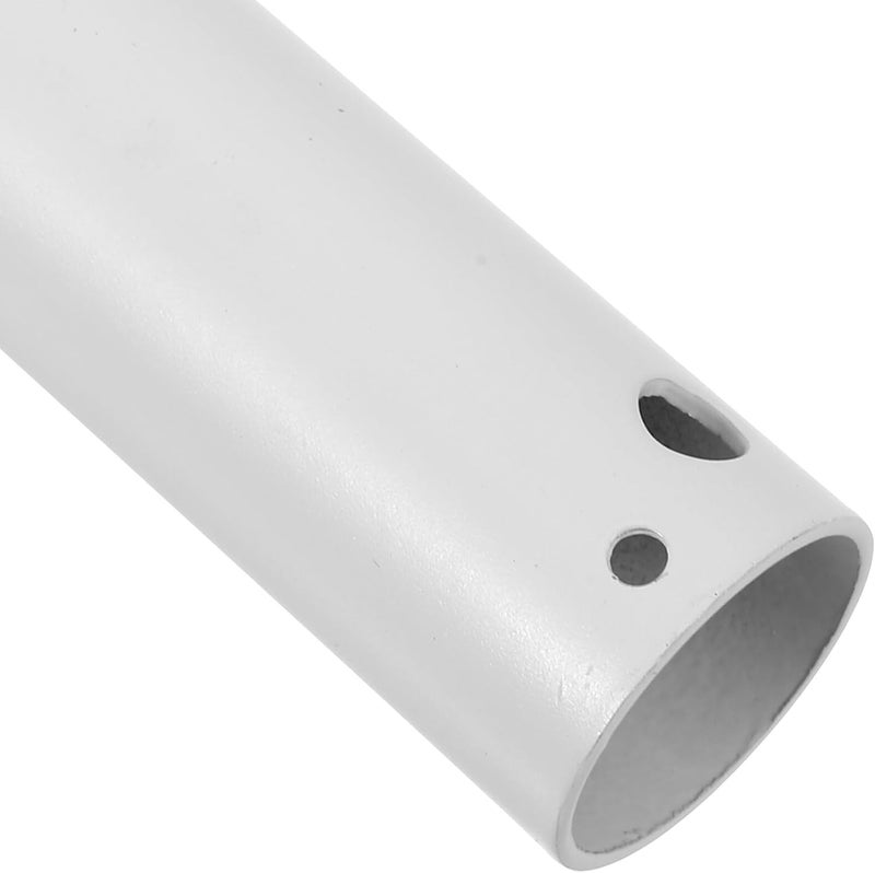 Fan Extension Rod White Iron Downrod Ceiling Fan Long Drop Extension for High Sloped Ceilings Easy to Install Minimalist Design - Image 5