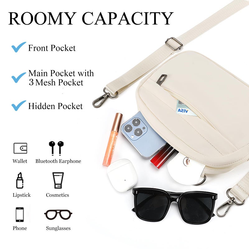 MAXTOP Small Crossbody Bags for Women with Adjustable Strap Fanny Packs for Women Sling Cell Phone Purse for Traveling - Image 3