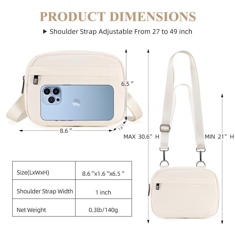MAXTOP Small Crossbody Bags for Women with Adjustable Strap Fanny Packs for Women Sling Cell Phone Purse for Traveling - Image 5