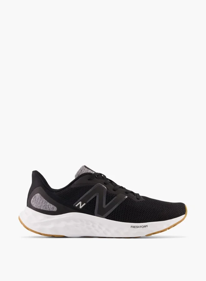نيو بالانس Men's Textured Sports Shoes with Lace-Up Closure - ARISHI