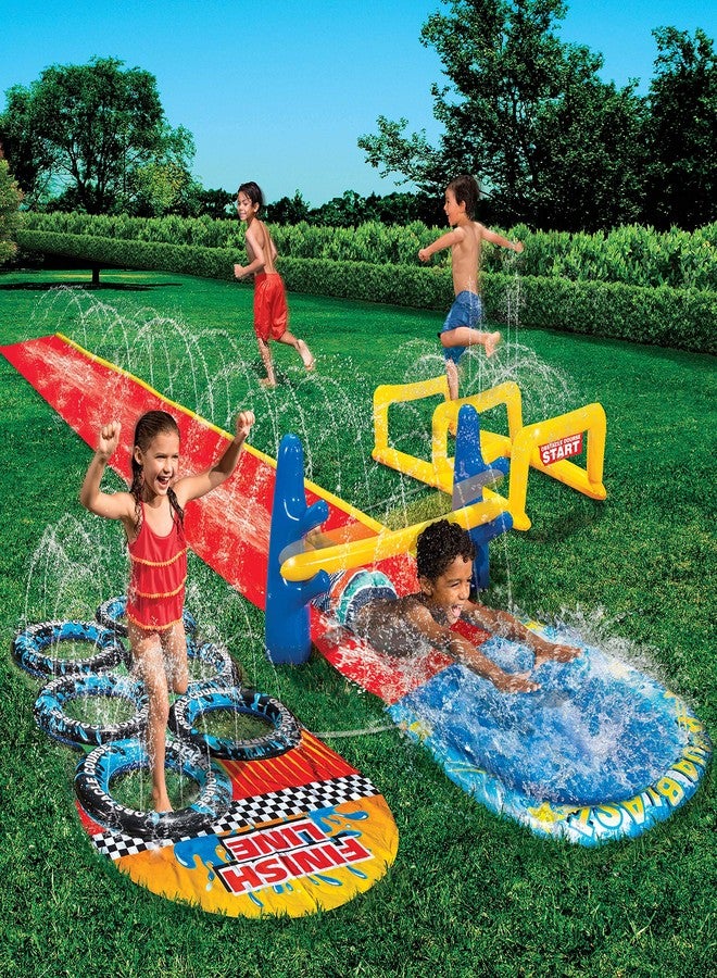 BANZAI Aqua Blast Obstacle Course Slide - Image 3