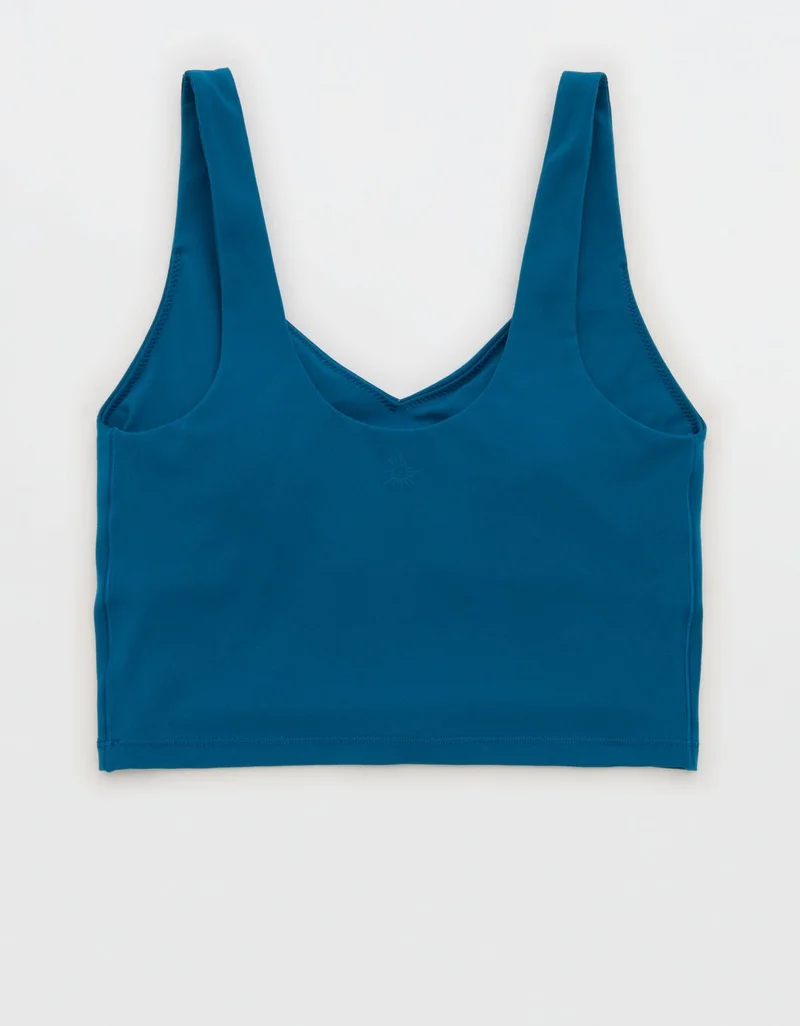 Aerie  OFFLINE By Aerie Real Me Low Key Longline Sports Bra for Women | Best Price UAE
