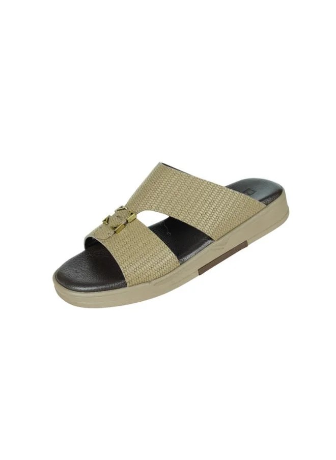 barjeel uno 008-3655 Barjeel Uno Mens Arabic Sandals MSA133 Stone