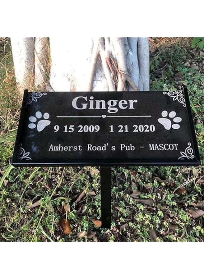 Generic Tombstone Marker Holder Pet Tombstone Garden Stone Stand Garden Stake Cemetery Gravestone Stand Cemetery Memorial Memorial For Tombstones  - Image 4