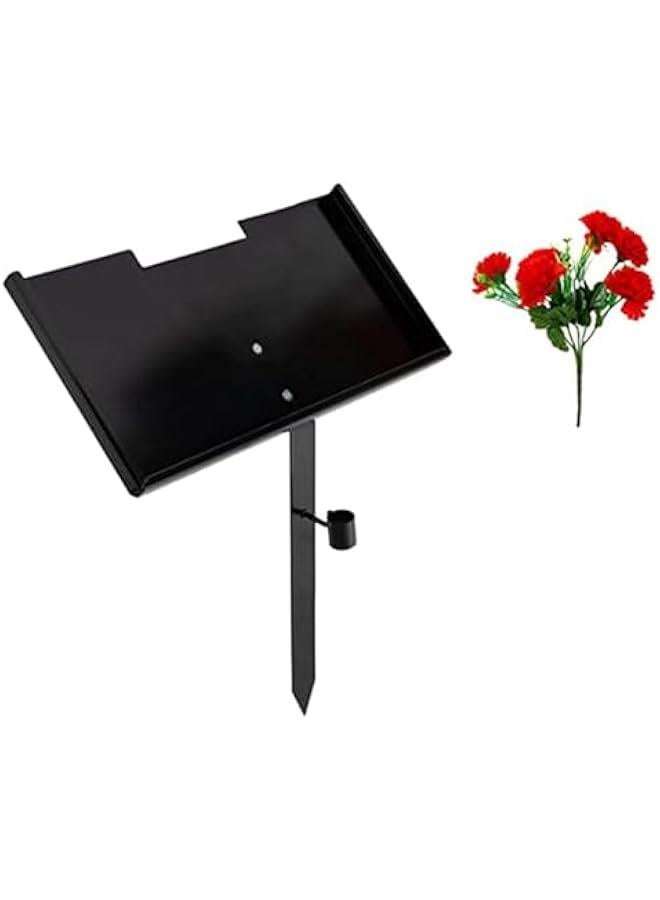 Generic Tombstone Marker Holder Pet Tombstone Garden Stone Stand Garden Stake Cemetery Gravestone Stand Cemetery Memorial Memorial For Tombstones  - Image 5