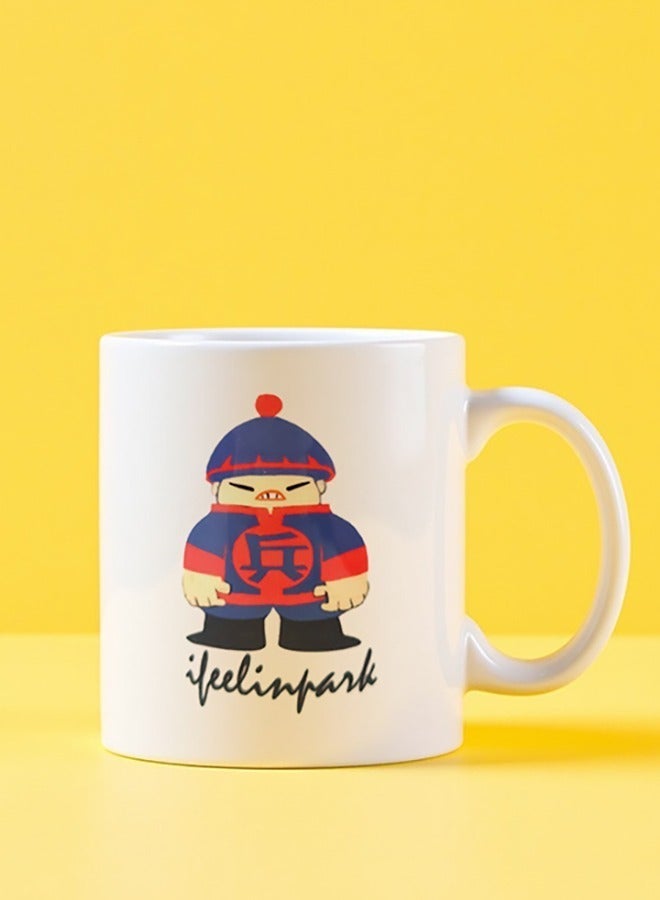 Coffee Mugs with Emperor Qianlong(Chinese) pattern, Large Coffee Mug with Handle, Gifts for Children - Image 2
