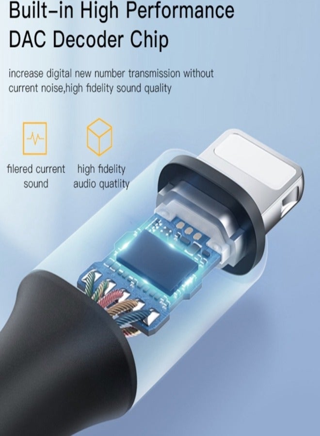 Yesido YAU35 8 Pin to 3.5mm AUX Audio Adapter Cable - https://f.nooncdn.com/p/pzsku/Z43496330AF83CCCE0879Z/45/_/1728066789/09eaea20-b145-402a-8df1-8665a4ebbcf7.jpg