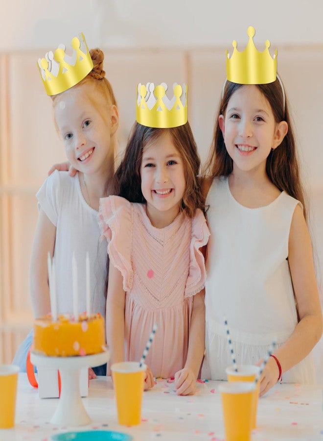 أنبونات 30 قطعة من التيجان الورقية الذهبية، تيجان ذهبية، قبعات، تيجان ملكية للحفلات، تيجان لحفلات أعياد الميلاد، حفلات استقبال المولود، مسابقات الجمال، دعائم تصوير - Image 5