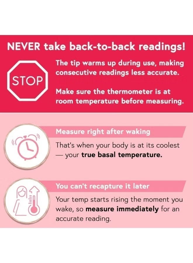iProven Digital Basal Body Thermometer, 0.01 Accuracy, 60 Sec Reading, Memory Recall - Image 5