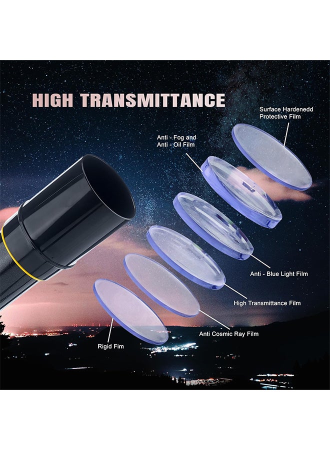ZHIZUKA Renewed - Zhizuka ZH400 Telescope 50mm Aperture 400mm Refractor with Phone Mount and Long Portable Tripod Stand Astronomical Refracting Scope for Kids Beginners and Adults with Phone Adapter - Image 5