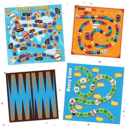 Popcorn Games & Puzzles Classic Board Games for Smart Kids|Help to Boost Decision Making,Strategic Thinking and Problem Solving (10 in 1) - Image 2
