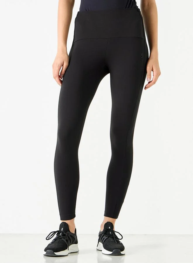 ADOT by Splash Leggings with Elasticated Waistband and Zip Pocket