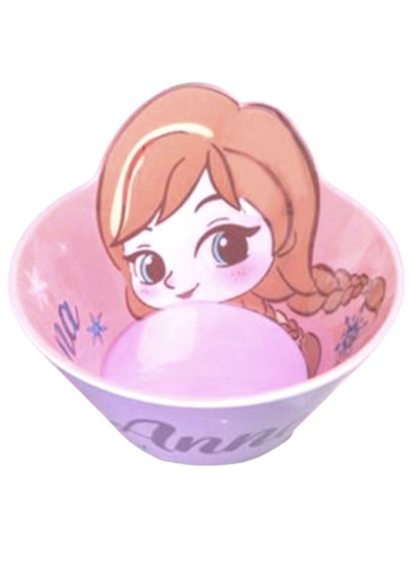 ديزني طقم وعاء وكوب طعام مقاوم للصدمات من الميلامين للأطفال والصغار من سن 5+ عامًا فما فوق - Image 2