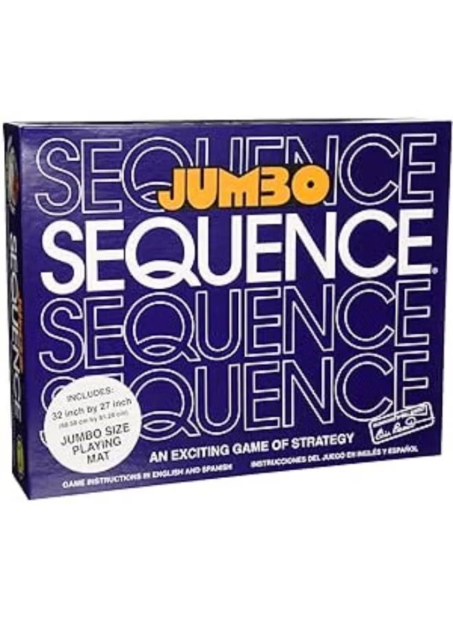 Sequence Board Game – Strategy Card and Board Game for Family, Kids and Adults - Image 1