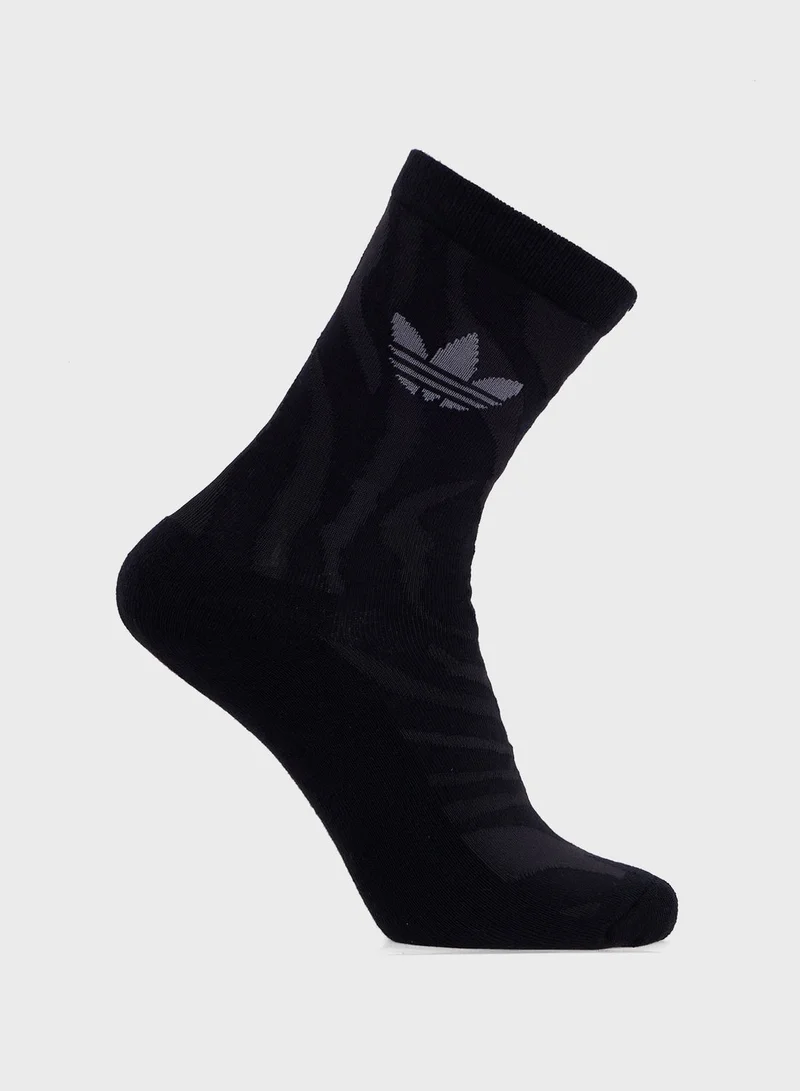 adidas Originals Animal Crew Socks 2 Pairs