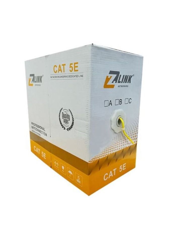 Generic Network Cable 305m Cat5 UTP Yellow  - Image 3