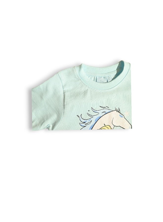 ديزني تي شيرت قصير الأكمام للفتيات من فروزن - Image 2