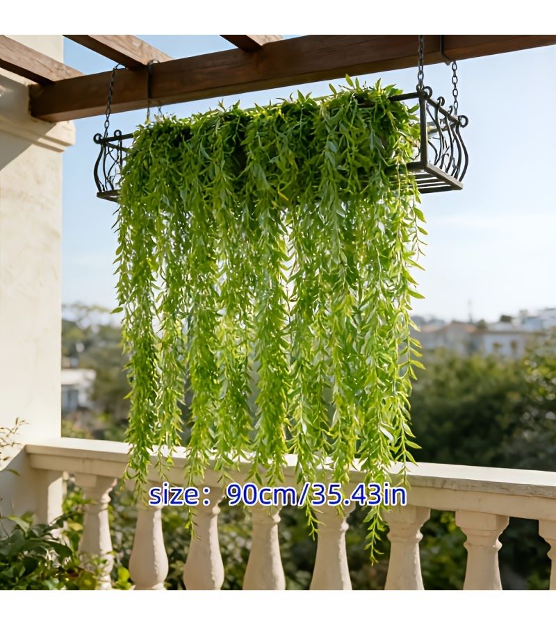 Exquisite Artificial Rattan Vines For Indoor And Outdoor Home Decor Front Door Hanging Walls Windows Porches Garden Decoration - Image 2