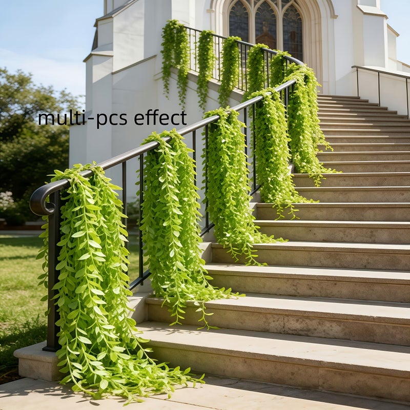 Exquisite Artificial Rattan Vines For Indoor And Outdoor Home Decor Front Door Hanging Walls Windows Porches Garden Decoration - Image 4