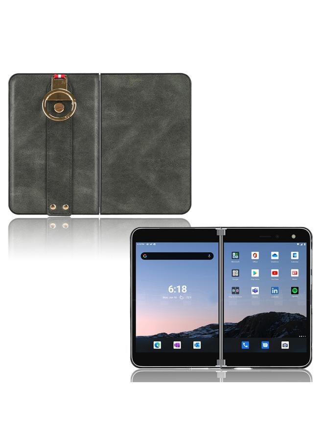 erorex Case For Microsoft Surface Duo Wristband Leather Back Phone Case - Image 3