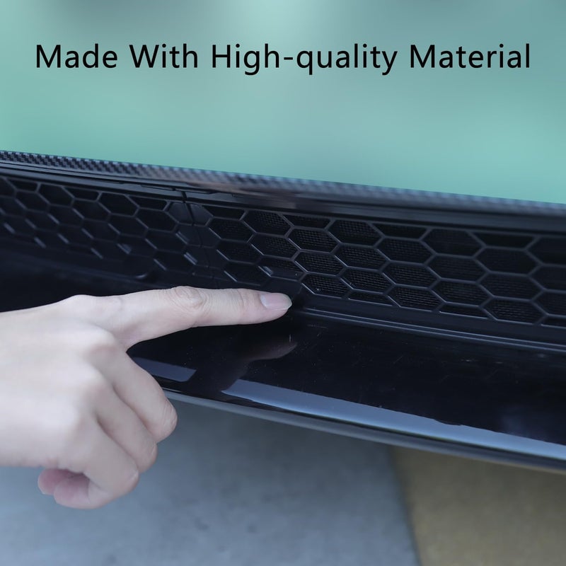 Arcoche Front Grill Mesh Inserts for Tesla Model 3 2025-2024 Highland, Air Intake Grate Protection, Bumper Grate Mesh Cover, Not Compatible with Model 3 from Oct. 2025 Comfort grip - Image 5