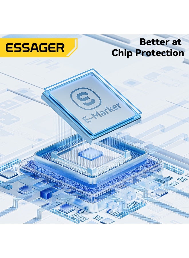 Essager Type C to Type C Cable 100W PD Fast Charging  For iPhone MacBook iPad Xiaomi Realme POCO - Image 3