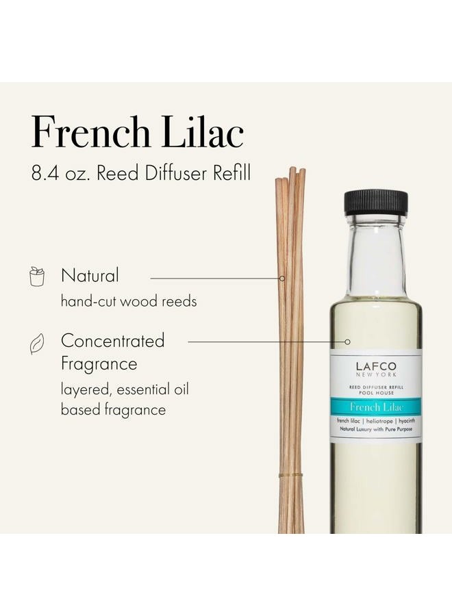 Lafco New York Reed Diffuser Refill, French Lilac - 8.4 oz - Up to 4-Month Fragrance Life - Includes Natural Wood Reeds - Free of Dyes & Propellants - Made in The USA - Image 2