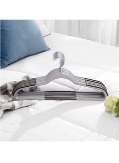 Red Dot Gift 50 Pieces Plastic Coat Hangers, Heavy Duty Durable And Non-Slip,Premium Quality Plastic Suits Hangers, 0.5 cm Thickness Space Saving, 360º Swivel Hooks, 45 cm Wide  - Image 5