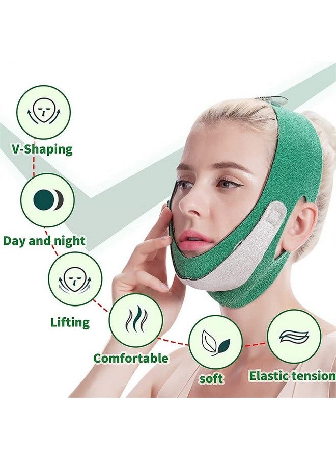 LOCANS Face slimming Mask for Face Lifting Belt v shape Face Slimming Belt for Women Anti Double Chin Belts bandage Skin Care Ultra-thin Strap Band Anti Wrinkle Mask for Women (Pack of 1) - Image 4