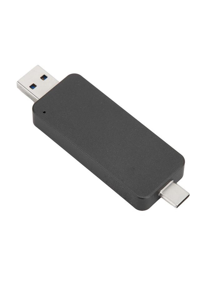 Thoraya - Coolfish Go dual-head dual-use solid-state mobile hard drive mobile phone computer dual-use solid-state hard drive suitable for Apple mac external mobile ssd Huawei Xiaomi mobile phone hard drive 256GB - Image 1