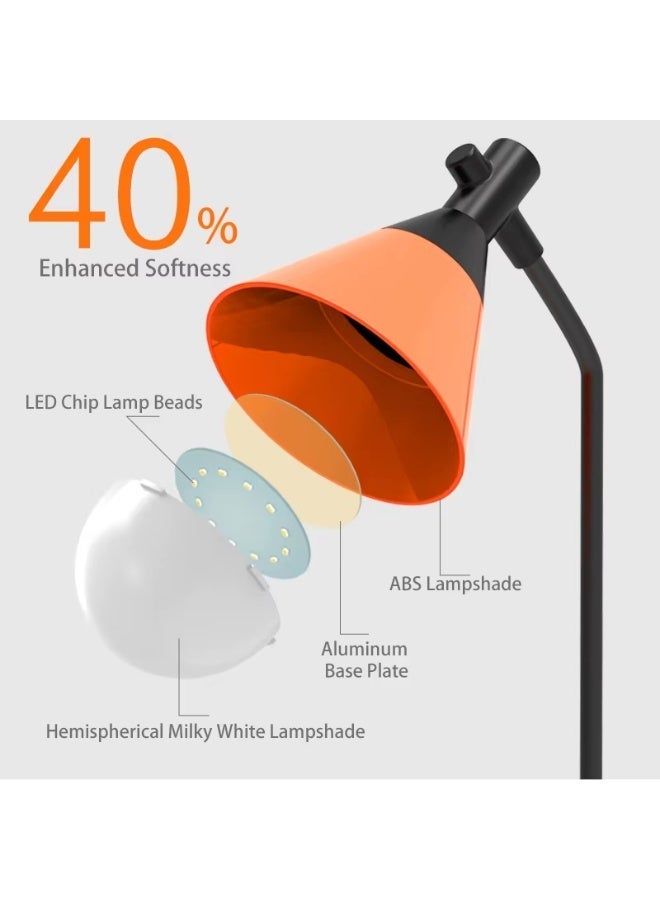 مصباح مكتب ديناصور LED قابل للشحن – إضاءة للمذاكرة وناموسية الأطفال بثلاث درجات سطوع - Image 3