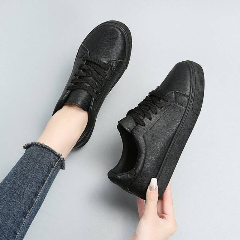 Black Kitchen Work Shoes Non-Slip Womens Fashion Black