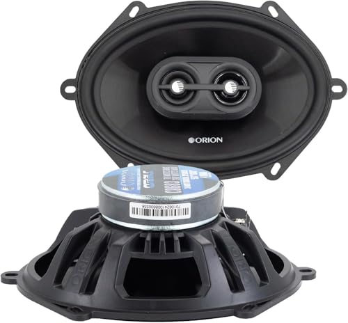 ORION Cobalt Series CB683 6x8” 3-Way Coaxial Car Speakers, 280W, 4 Ohms, Full Range, Enhanced Bass, Polypropylene Cone & Butyl Rubber Surround, Easy Install (Pair) - Image 1