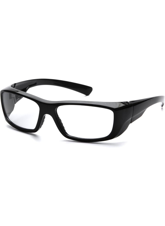 Pyramex Safety Pyramex Sb7910D20 Pyramex Clear Safety Reader Glasses, Scratch-Resistant, Black Frame  - Image 5