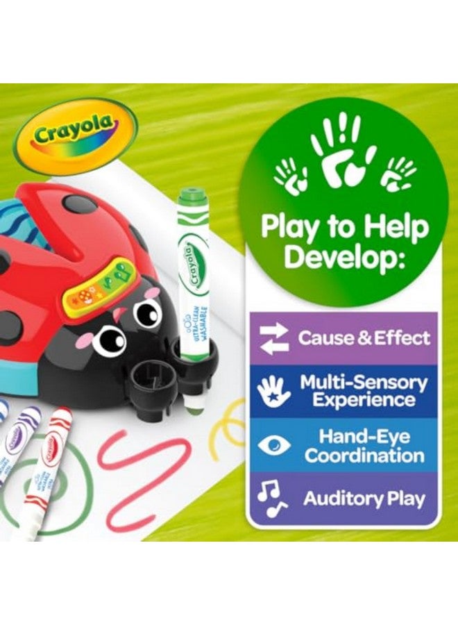 Crayola حشرة الألوان الموسيقية من كرايولا، لعبة حسية للأطفال، لعبة خنفساء للأطفال، فنون وحرف، هدايا للأطفال، أعمار 2، 3، 4 - Image 4