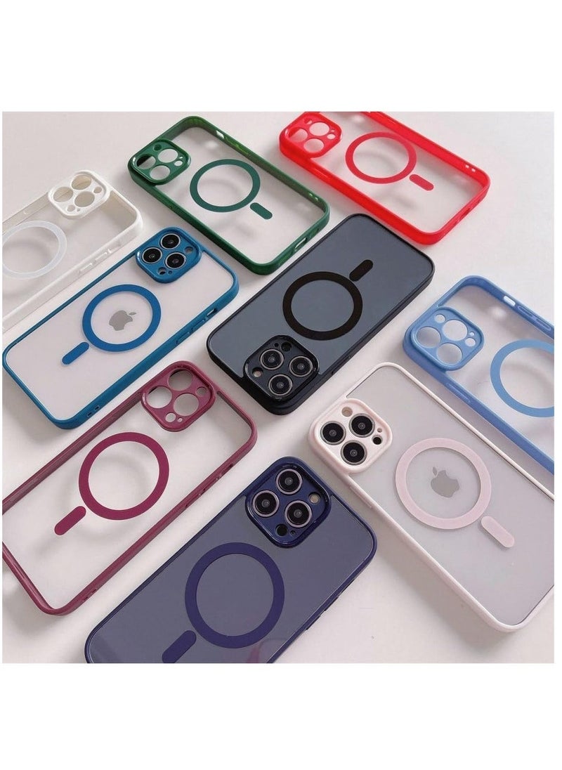 ELTRAZONE iPhone 12 Pro Max Case, Ultra-Thin Shockproof and Anti-Yellow Protective Cover, Magnetic Phone Cover - Image 2