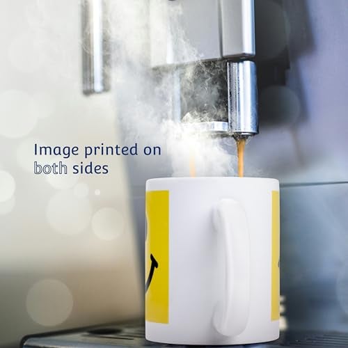 3dRose mug_165905_4 Music Notes Pattern White and Black - Two Tone Black Mug, 11oz - Image 3