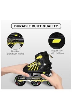 ENDLESS  Inline Adjustable Skates | Aluminium Chassis and 100 mm PU Three Wheels | With ABEC 9 Bearings | Indoor and Outdoor  - Image 4