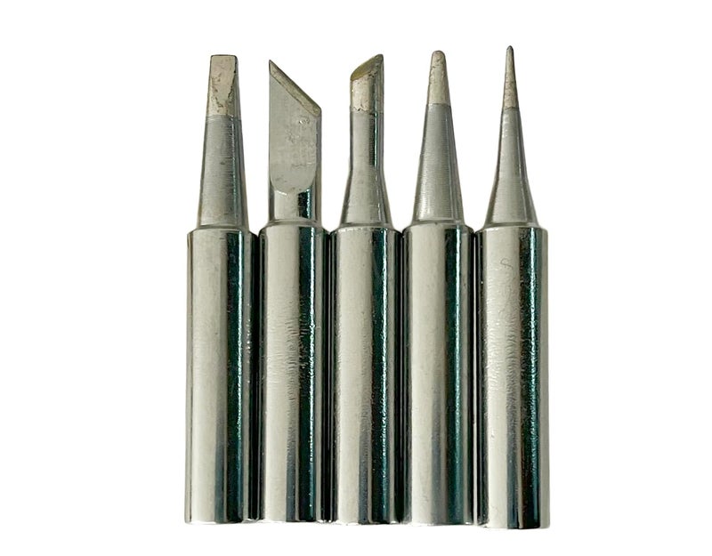 Inditrust New Complete Kit of Soldering Iron with adjustable temp and 5X Bits of different shapes 60W Temperature Controlled (Round Tip) - Image 5