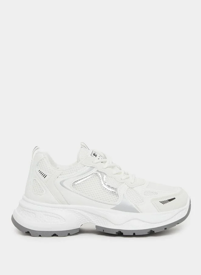 Styli Styli Chunky Sole Lace Up Sneakers