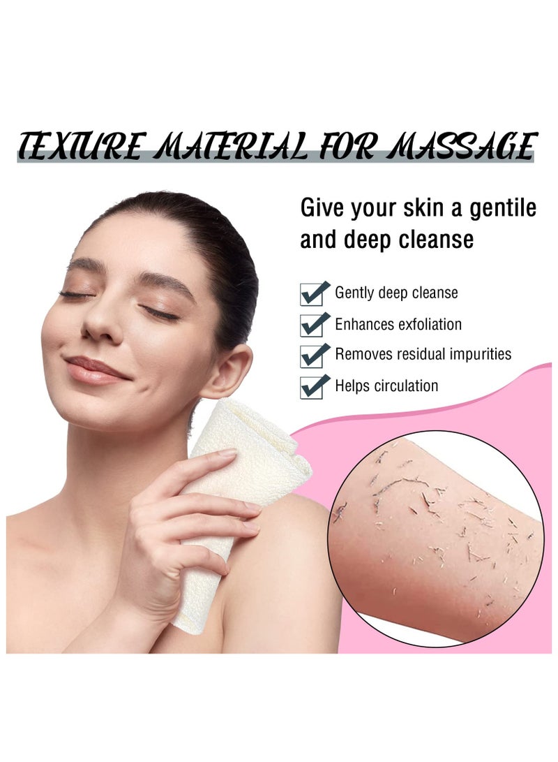 RTYY 2 PCS Exfoliating Back Scrubber for Shower Women And Men, Exfoliating Back Scrubber with Handles, Extended Length Washers Scrubbers Stretchable Pull Strap Body Scrubber Towel Nylon Back Exfoliator Washcloth Washer to Remove Dead Skin - Image 4