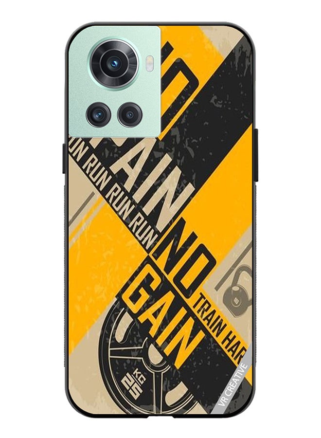 VR CREATIVE Protective Case Cover For OnePlus Ace No Pain No Gain Design Multicolour - Image 1