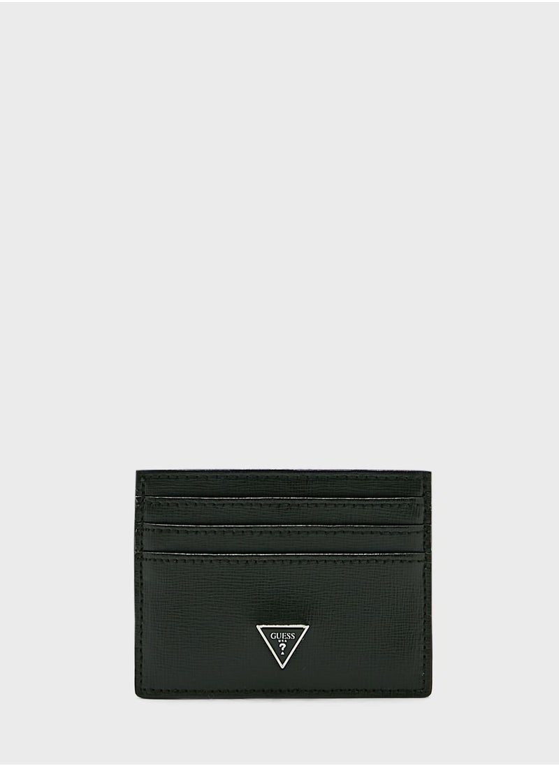 GUESS - Certosa Saff Leather Card Case - Image 1